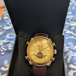 Ingersoll Gold and Brown Men's Watch
